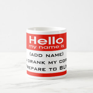 Taza De Café ¡Prepárense para comprar!