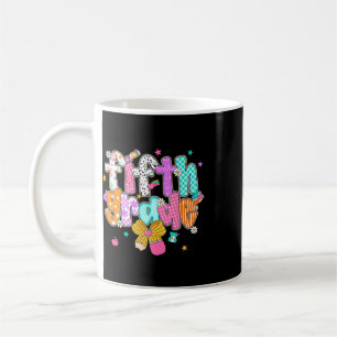 Taza De Café Preppy Ck Para Colegio 5to Grado Coquette Bow Chic