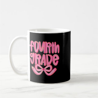 Taza De Café Preppy Cuarto Grado Ck Para Colegio Coquette Lazo