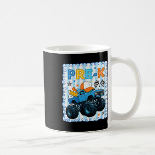 Taza De Café Preppy Pre-k De Vuelta Al Colegio Camión Divertido