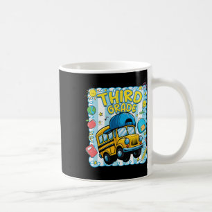 Taza De Café Preppy Tercer Grado Regreso A La Escuela Divertido