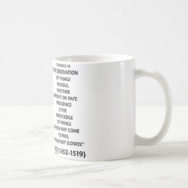 Taza De Café Presciencia posible de las cosas de la observación (Derecha)