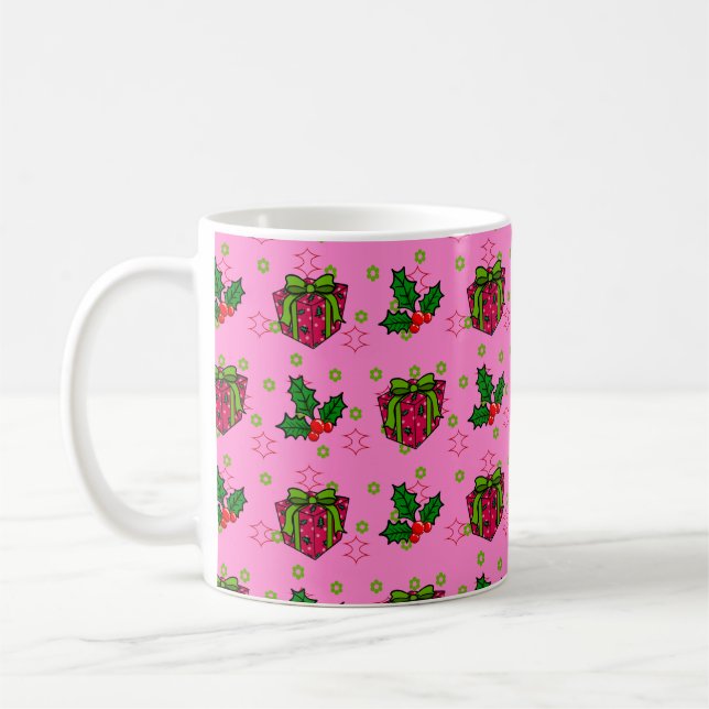 Taza De Café Presenta y Holly_pink (Izquierda)