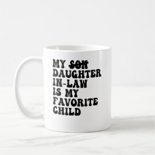 Taza De Café Presente hija concurrente de familia suegra