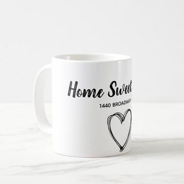 Taza De Café Presente que se calienta de la casa (Anverso izquierdo)