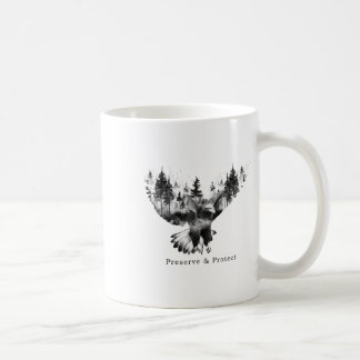 Taza De Café Preservar &amp; Proteger la protección del medio a