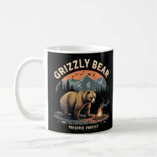 Taza De Café Preservar y proteger el oso pardo