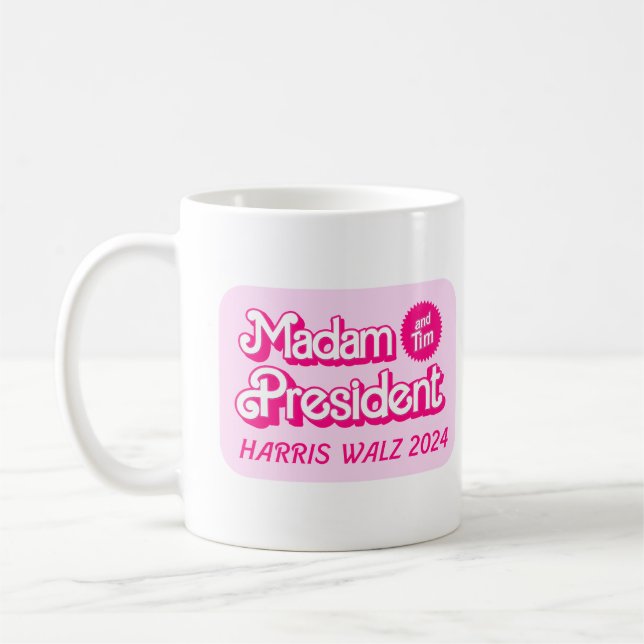 Taza De Café Presidenta Rosa y Tim (Izquierda)