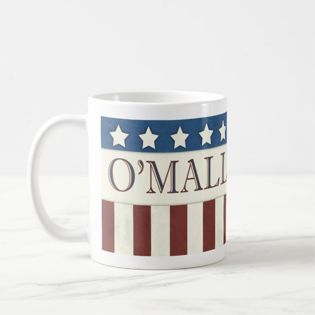 Taza De Café Presidente 2016 barras y estrellas de Martin (Izquierda)