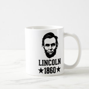 Taza De Café Presidente Abraham Lincoln 1860 - Abe - America Si