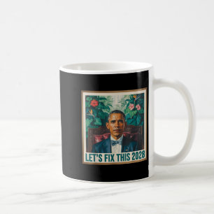 Taza De Café Presidente Barack Obama 2028 Rtrait Patriótico Dem