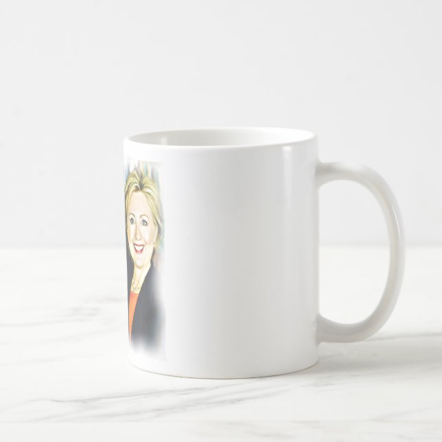 Taza De Café Presidente Bill Clinton y Presidente Hillary Clint (Derecha)