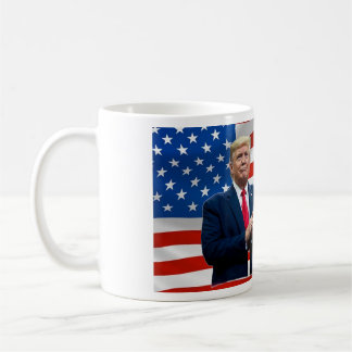 Taza De Café Presidente Donald Trump Bandera de Estados Unidos