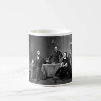 Taza De Café Presidente Lincoln y su familia