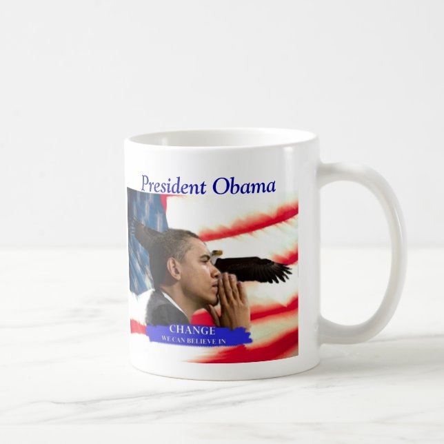 Taza De Café Presidente Obama (Derecha)