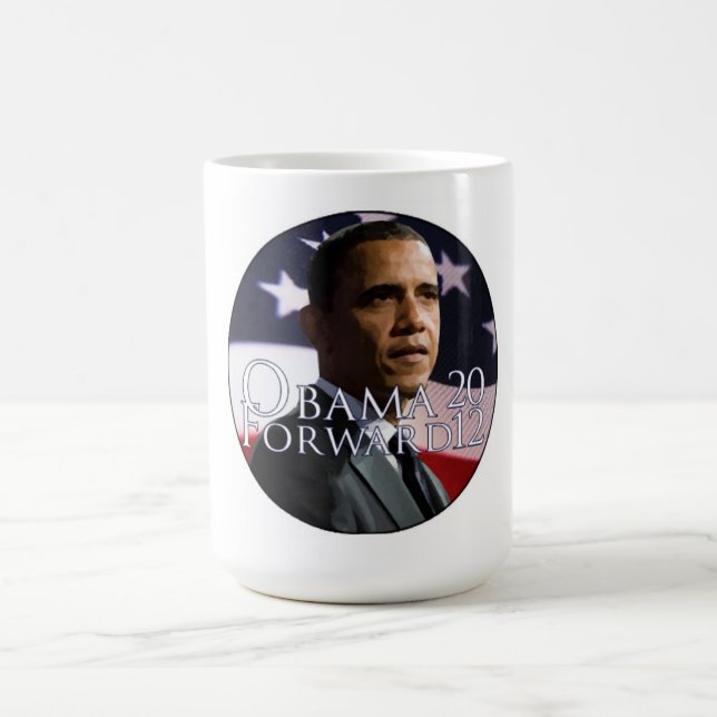 Taza De Café Presidente Obama Mug (Centro)
