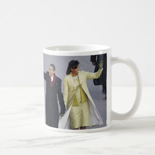 Taza De Café Presidente Obama WALK EN la avenida de