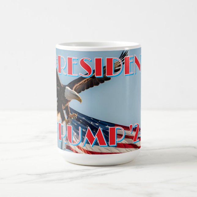 TAZA DE CAFÉ PRESIDENTE TRUMP 2024 (Centro)