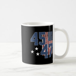 Taza De Café Presidente Trump 45 47 Vintage Bandera estadounide