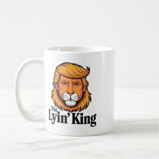 Taza De Café Presidente Trump Burlándose Del Mentiroso Rey