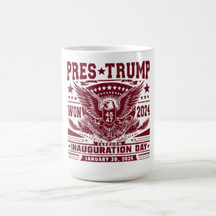 Taza De Café Presidente Trump Ganó 2024