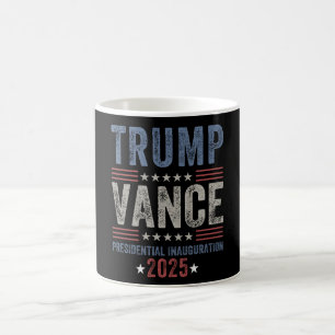 Taza De Café Presidente Trump vance inauguración Día 2025 Estad