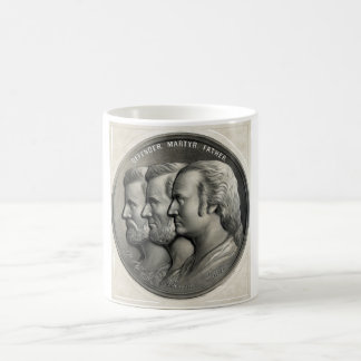 Taza De Café Presidentes Grant, Lincoln, y Washington