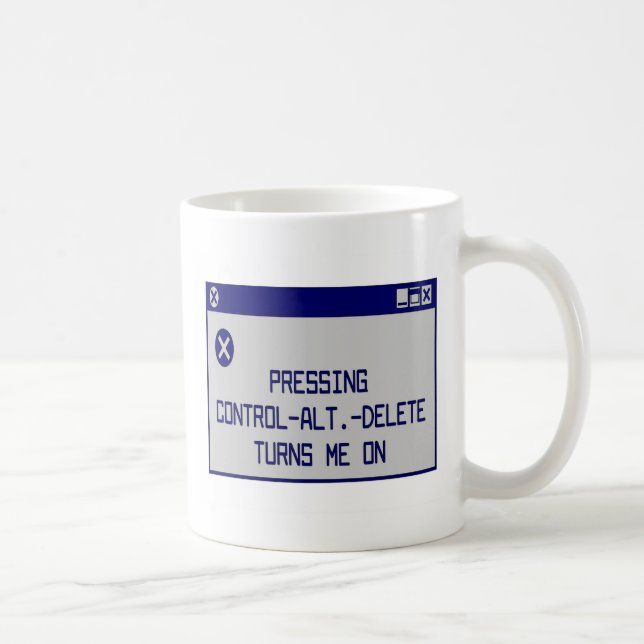 Taza De Café Presionar el Ctrl-Alt-Del me gira (Derecha)