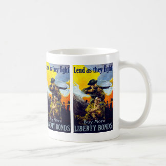 Taza De Café Presta mientras luchan ~ Compra más bonos de liber
