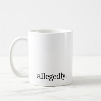 Taza De Café Presuntamente Mug, Abogado Mug, Paralegal