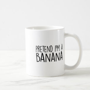 Taza De Café Pretende que soy un disfraz perezoso de Halloween 