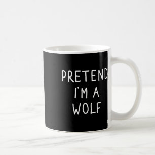 Taza De Café Pretende que soy un estúpido disfraz perezoso de H
