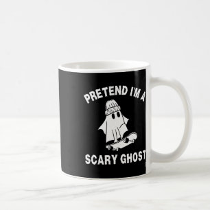 Taza De Café Pretende que soy un tímido fantasma de Halloween 2