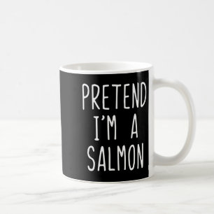 Taza De Café Pretende Que Soy Un Vestido Salmón Halloween Diver