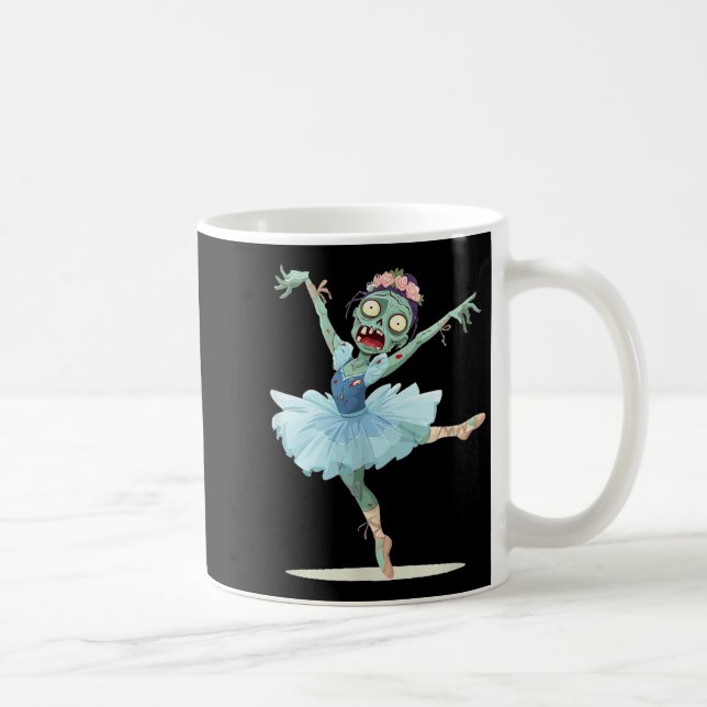 Taza De Café Pretty Ballerina Zombie Costume  (Derecha)