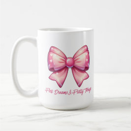 Taza De Café Pretty Pink Bow-Pink Dreams & Pretty Things