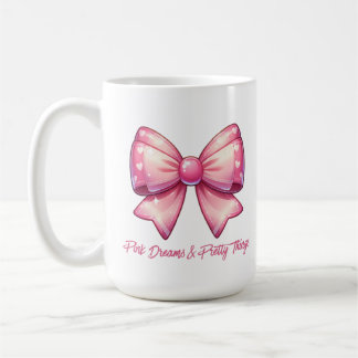 Taza De Café Pretty Pink Bow-Pink Dreams & Pretty Things