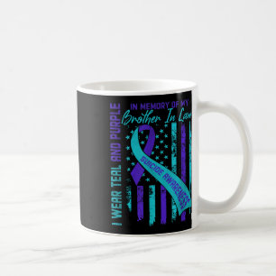 Taza De Café Prevención de la conciencia del suicidio del cuñad