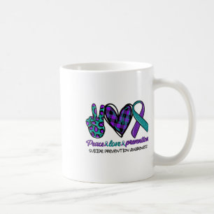 Taza De Café Prevención del suicidio Conciencia Paz Prevención