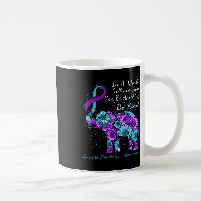 Taza De Café Prevención del suicidio Sensibilización sobre el e (Derecha)