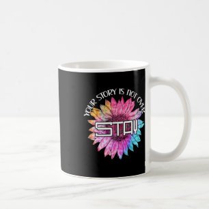 Taza De Café Prevención del Suicidio _ Tu historia no está T