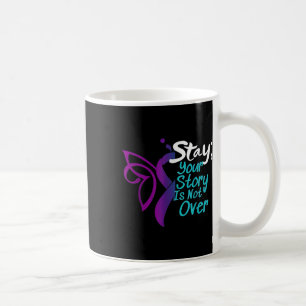 Taza De Café Prevención del suicidio, tu historia no ha termina