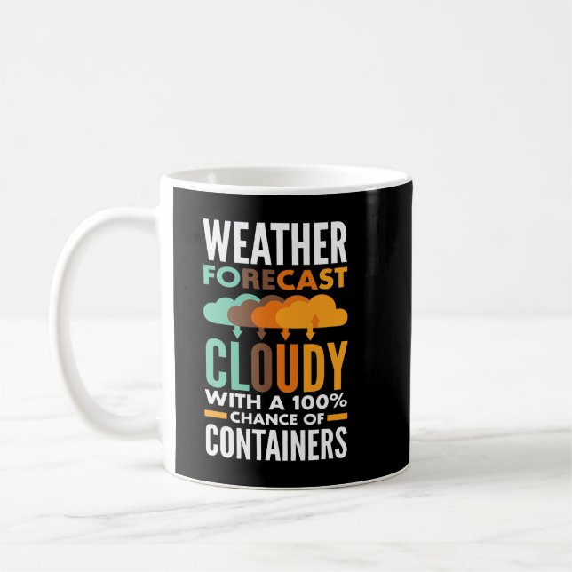 Taza De Café Previsión meteorológica de Cloud Computing de DevO (Izquierda)