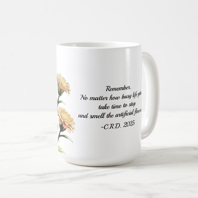 Taza De Café Priceless Motto (Anverso derecho)