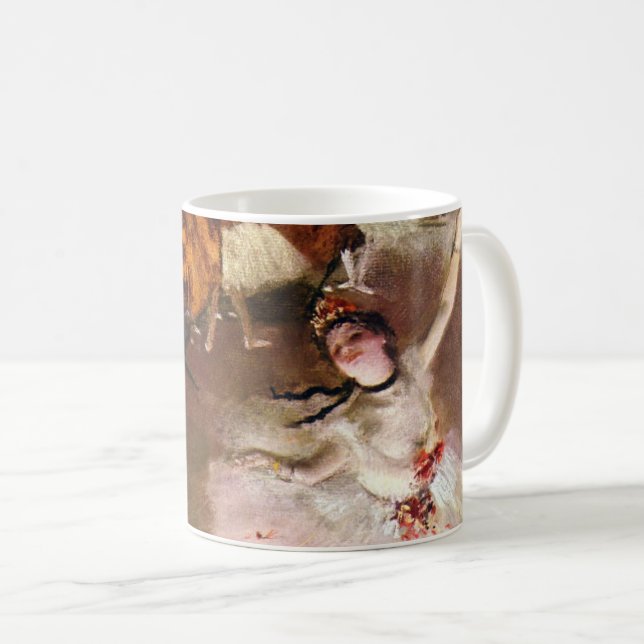 Taza De Café Prima Ballerina, Rosita Mauri por Edgar Degas (Anverso derecho)