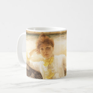 Taza De Café Primavera (a orillas del mar) de James Tissot, Ret