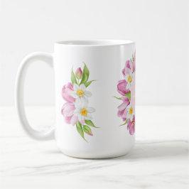 Taza De Café Primavera Colorida Flor Niños Cumpleaños