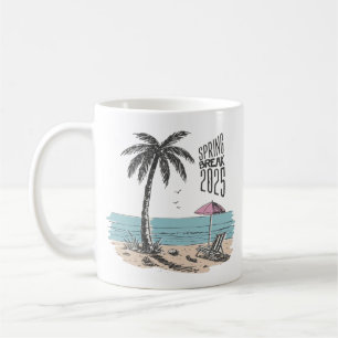 Taza De Café Primavera de 2025 Beach Vibes