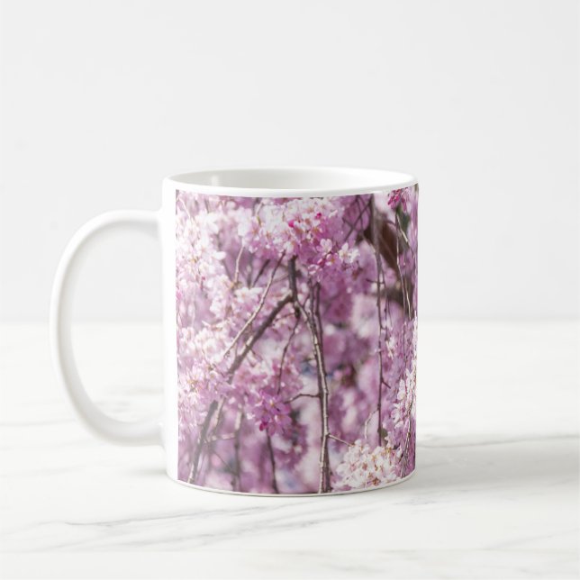 Taza De Café Primavera de flores de cerezo (Izquierda)