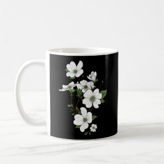 Taza De Café Primavera de las flores de dogwood